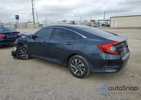 2016 Honda Civic Ex from USA, damaged, VIN 19XFC2F71GE034404